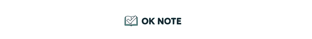 OK NOTE